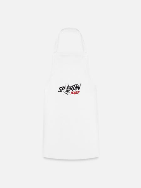 spartan power - Kochschürze - Weiß