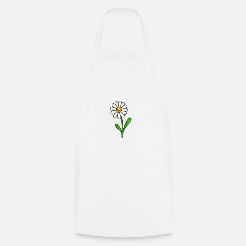 daisy - Cooking Apron - white