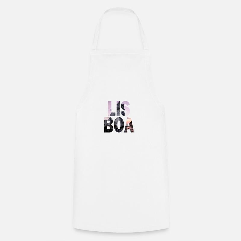 Lisboa - Cooking Apron - white