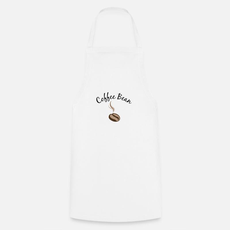 Coffee Bean - Cooking Apron - white