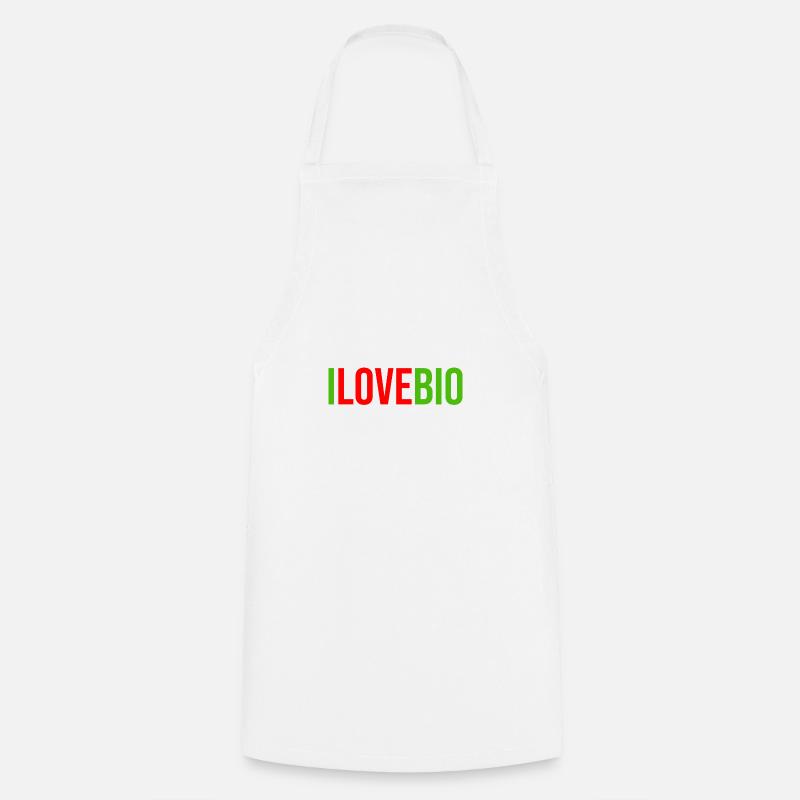 j'adore le bio - Tablier de cuisine - blanc