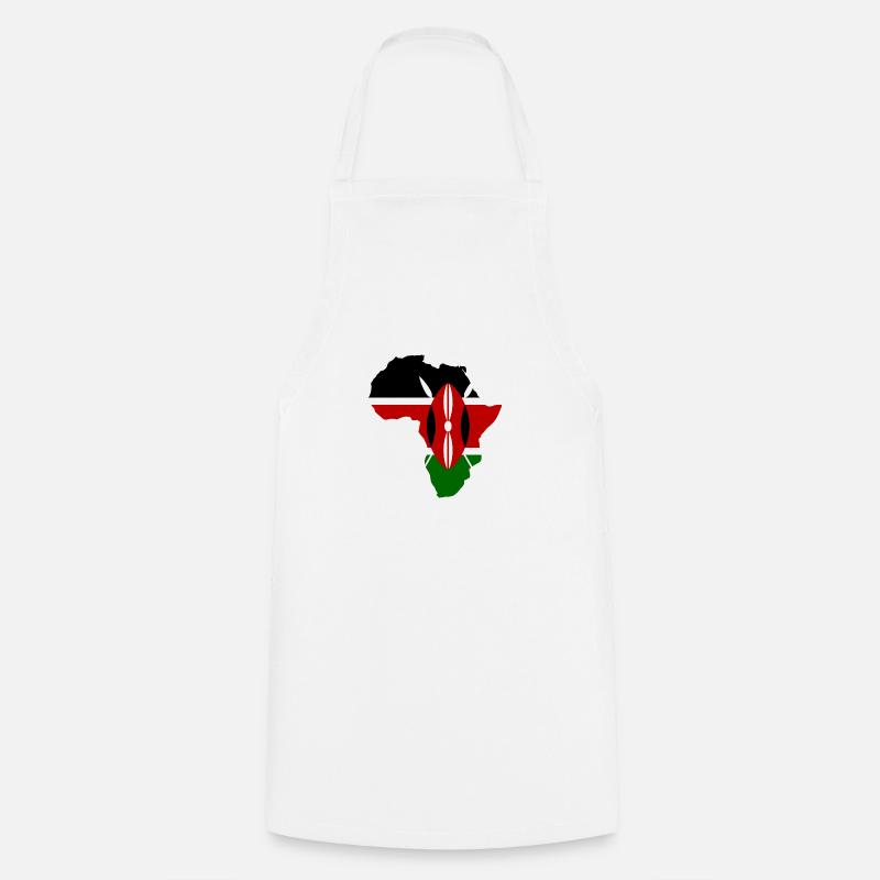 Kenya - Tablier de cuisine - blanc