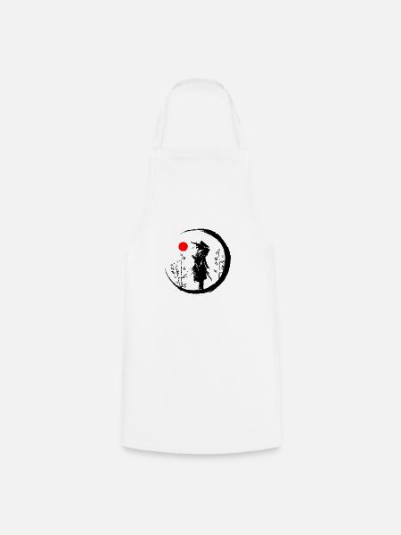 samourai - Tablier de cuisine - blanc