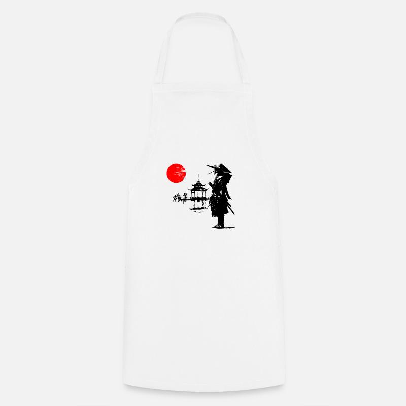samourai 6 - Tablier de cuisine - blanc