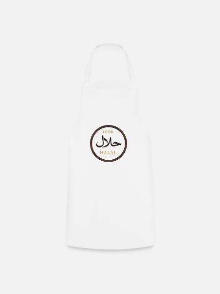 Halal-Ramadan - Kochschürze - Weiß
