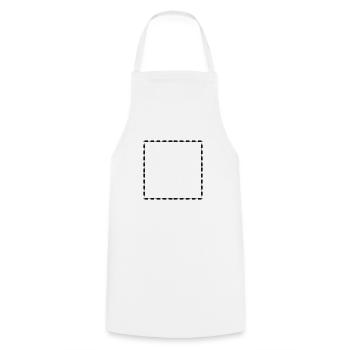 Square Beer Bottles Frame - Cooking Apron - white - Front - AI Model Male 185 dark (185cm)