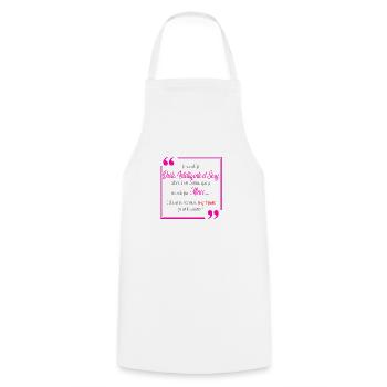 Je suis drôle intelligente et sexy - Tablier de cuisine - blanc - Devant - AI Model Male 185 dark (185cm)