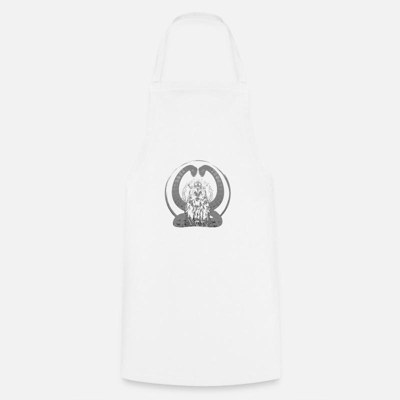 Owl with snakes - Cooking Apron - white