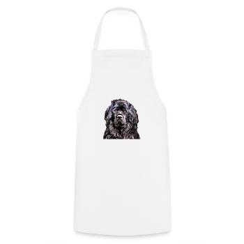 Terre neuve 2 - Tablier de cuisine - blanc - Devant - AI Model Male 185 dark (185cm)