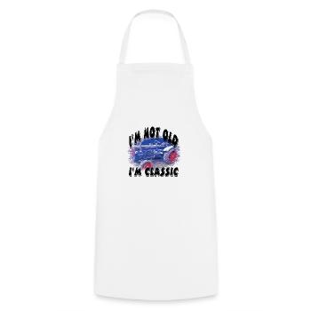 Tractor - Cooking Apron - white - Front - AI Model Male 185 dark (185cm)