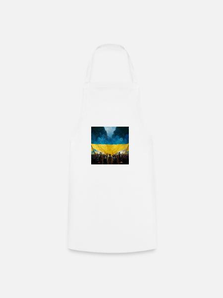 Sieg Der Ukraine - Kochschürze - Weiß