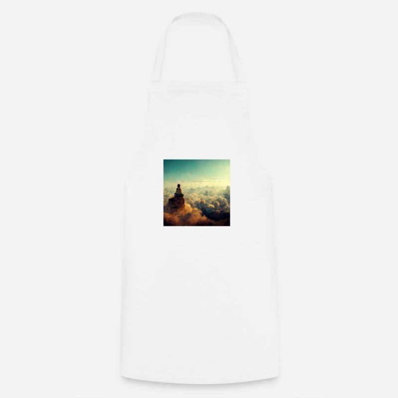 Sommet du monde - Tablier de cuisine - blanc