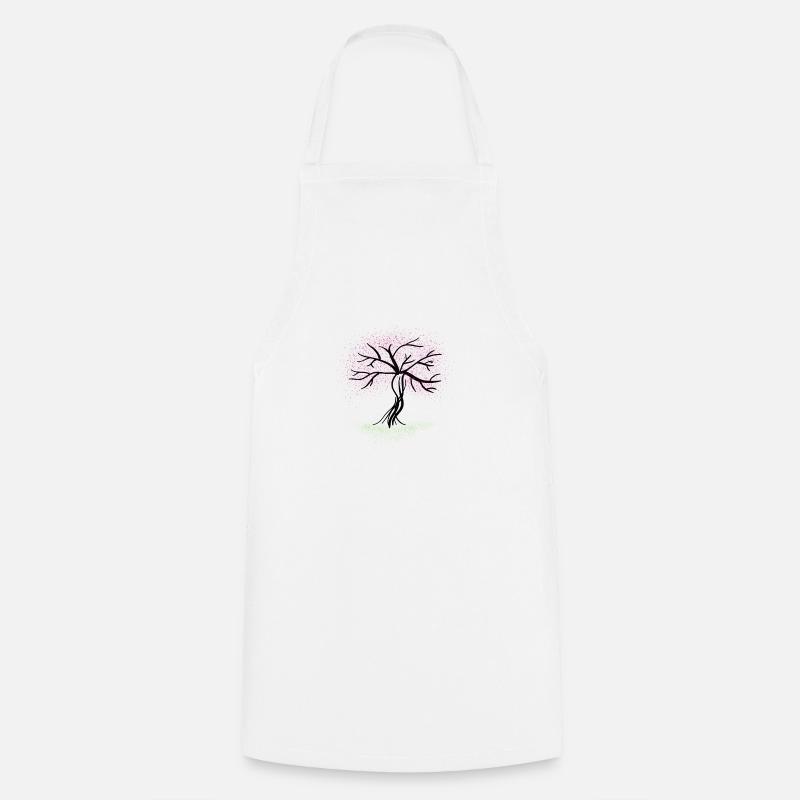 Arbre d’automne - Tablier de cuisine - blanc