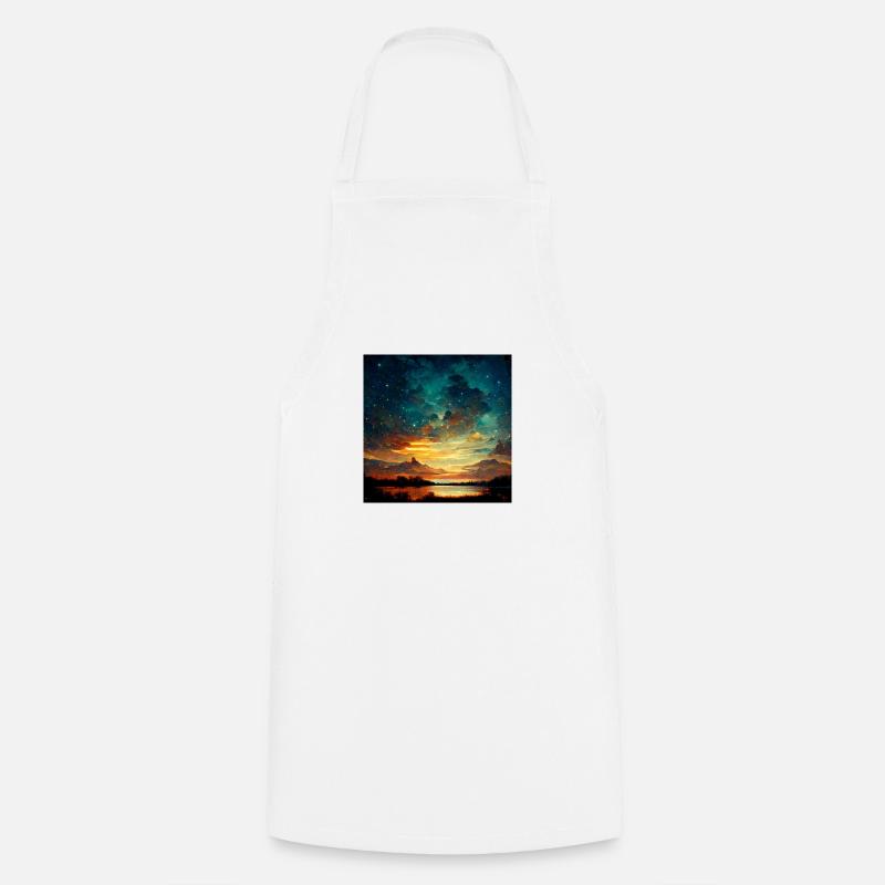 Above - Cooking Apron - white