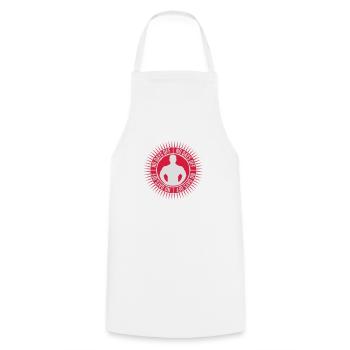 no days off quote - Cooking Apron - white - Front - AI Model Male 185 dark (185cm)