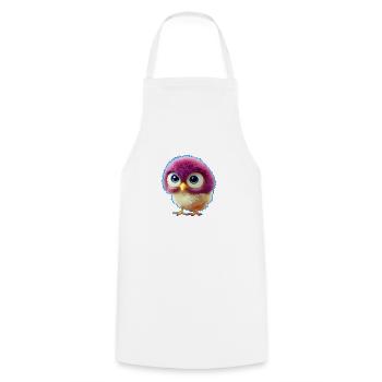 Chicks 2 - Cooking Apron - white - Front - AI Model Male 185 dark (185cm)