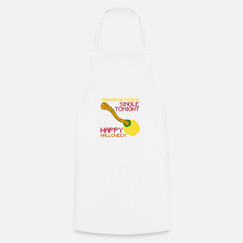 CÉLIBATAIRE CE SOIR - Tablier de cuisine - blanc