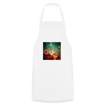 Utopia Jungle Abstract Sky New World New Age - Cooking Apron - white - Front - AI Model Male 185 dark (185cm)