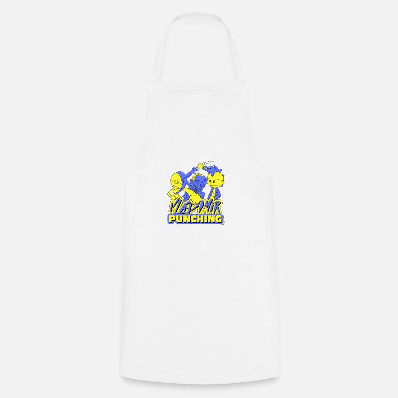 Vladimir Punching - Cooking Apron - white