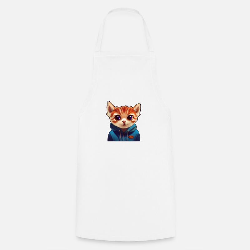 Chatons avec pull - Tablier de cuisine - blanc