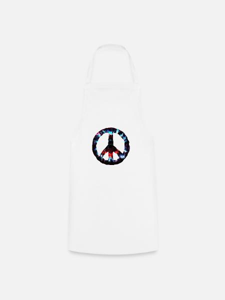 Peace - Kochschürze - Weiß