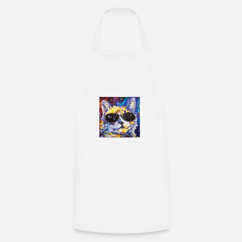 Cool cat - Tablier de cuisine - blanc
