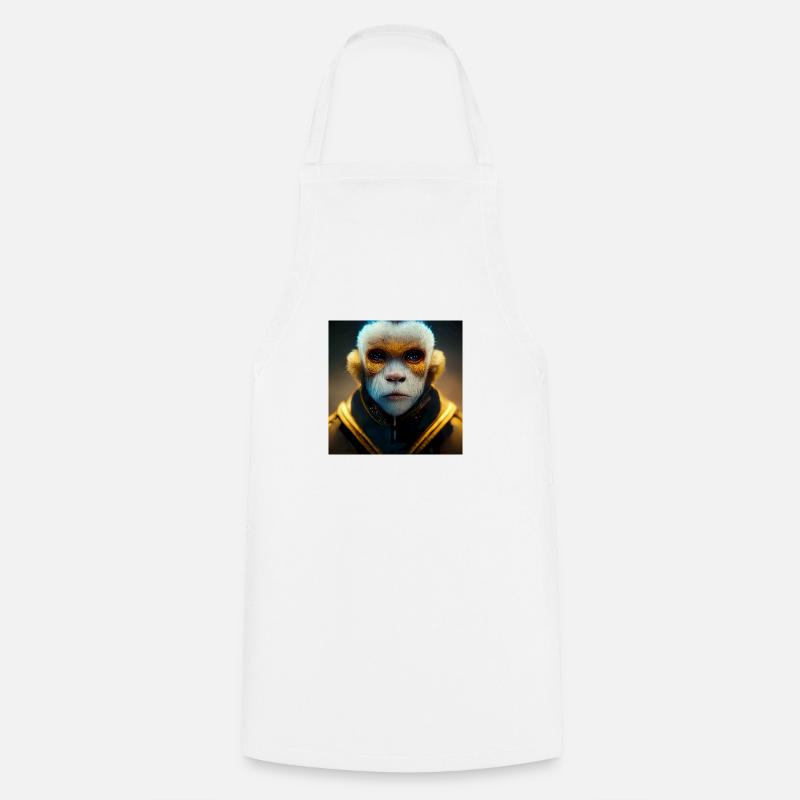 monkey king - Cooking Apron - white
