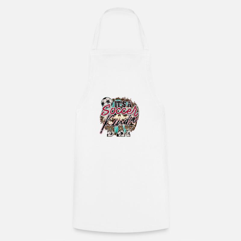 C’est un peu le jour du soccer - Tablier de cuisine - blanc