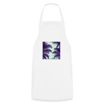 Art des feuilles de palmier - Tablier de cuisine - blanc - Devant - AI Model Male 185 dark (185cm)