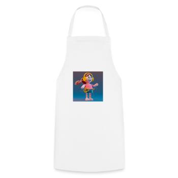 ILLUSTRATION MUSICALE AMUSANTE 1 - Tablier de cuisine - blanc - Devant - AI Model Male 185 dark (185cm)