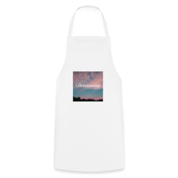 Rêver entre les nuages - Tablier de cuisine - blanc - Devant - AI Model Male 185 dark (185cm)