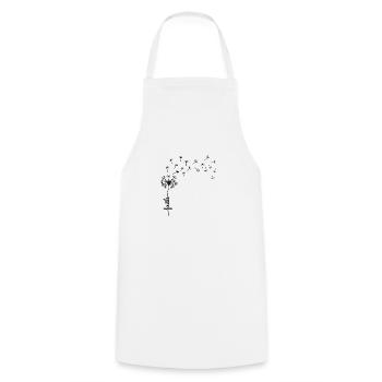 Conception de Faith Dandelion - Tablier de cuisine - blanc - Devant - AI Model Male 185 dark (185cm)