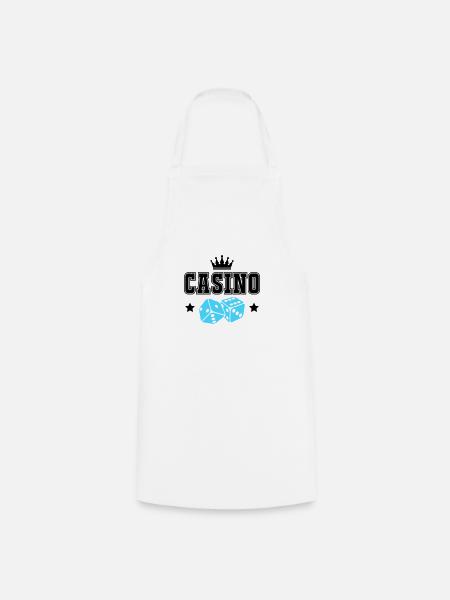 casino - Kochschürze - Weiß