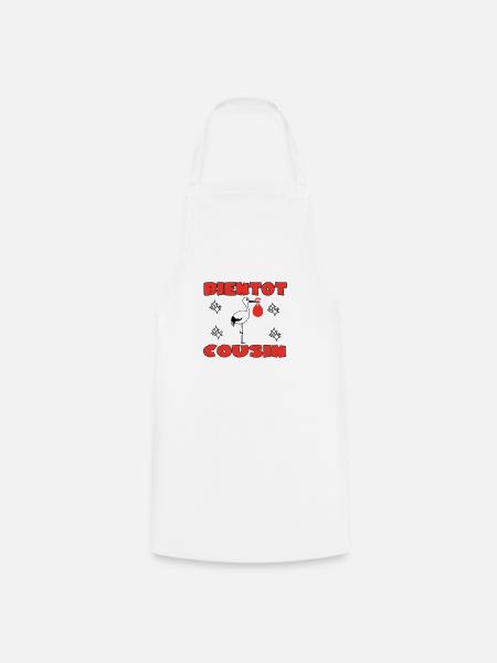 SOON COUSIN - Cooking Apron - white