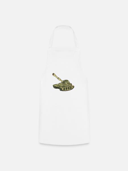 Panzer - Kochschürze - Weiß