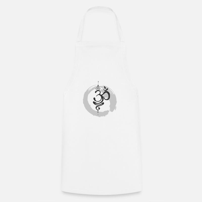 Ohm Esmo circle - Cooking Apron - white
