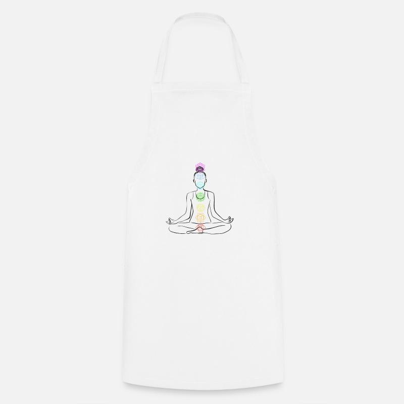 Chakra - Kochschürze - Weiß