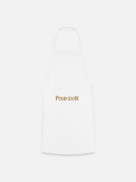 Poséidon or relief - Tablier de cuisine - blanc