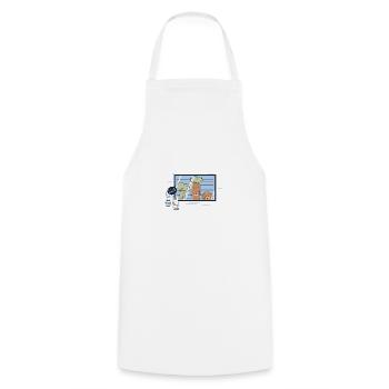 Vegetables Suspect - Tablier de cuisine - blanc - Devant - AI Model Male 185 dark (185cm)