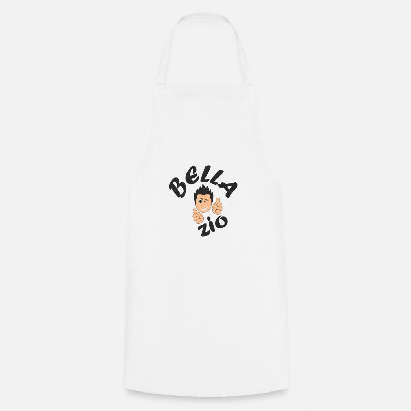 Bella Zio (LT) - Grembiule da cucina - bianco