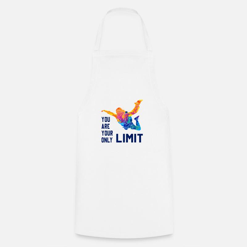 Skydive Skydiver Skydiver Freefall - Cooking Apron - white