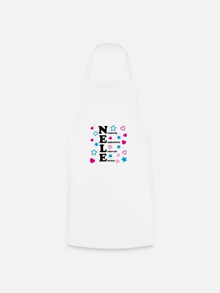 Nele - Kochschürze - Weiß