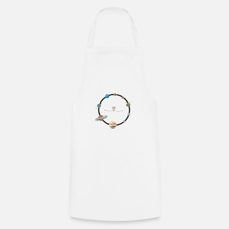 Planet - Cooking Apron - white
