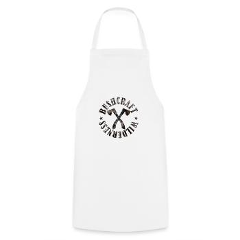 Bushcraft Wilderness - Tablier de cuisine - blanc - Devant - AI Model Male 185 dark (185cm)