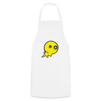 cute monster character - Cooking Apron - white - Front - AI Model Male 185 dark (185cm)