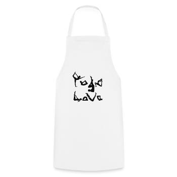 Yoga Love Yogi Yogagils Yogalover Lifestyle Yogini - Kochschürze - Weiß - Vorne - AI Model Male 185 dark (185cm)