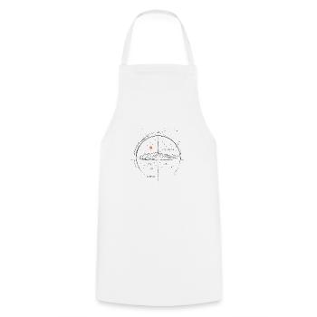 Circle Attersee - Cooking Apron - white - Front - AI Model Male 185 dark (185cm)