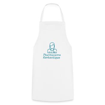 Tshirt femme Pharmacienne fantastique - Tablier de cuisine - blanc - Devant - AI Model Male 185 dark (185cm)
