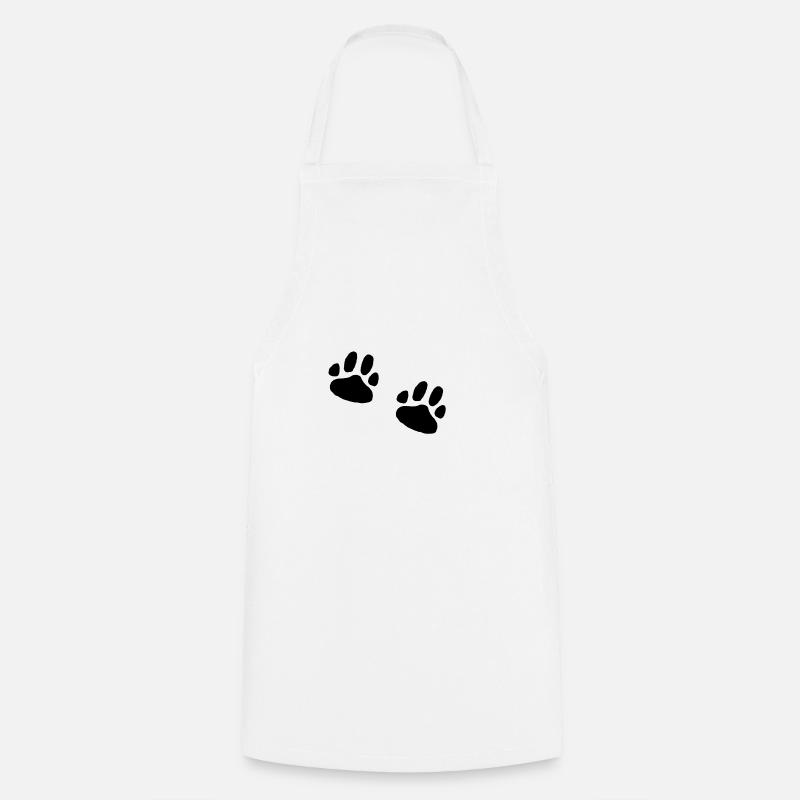 Pattes - Tablier de cuisine - blanc