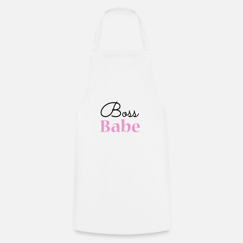 Boss Babe - Cooking Apron - white